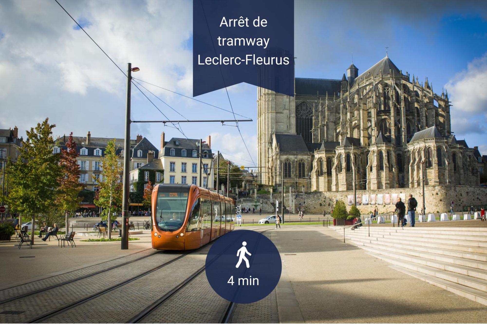 A La Clef - Charmant Studio Proche Gare Et Centre - Ideal Pro & Couple - Wifi Le Mans Exterior foto